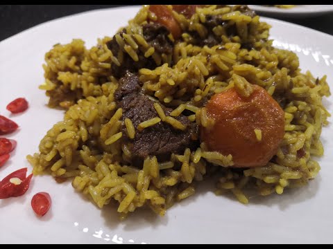 Видео: Узбекский Плов с пропаренным  рисом, Моя версия.  Riso Pilaf alla Usbeca la mia versione.