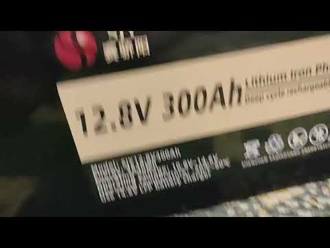 Видео: Косяки тягового АКБ SJY 300 Ah 12.8 v лифер LiFePO4 3840Wh