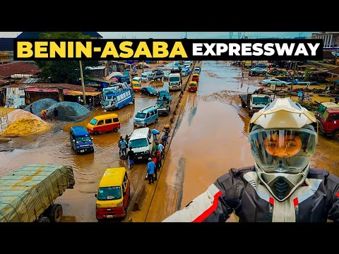 Видео: Ежедневные испытания в Нигерии 🇳🇬 Печальное состояние Бенина — скоростная автомагистраль Асаба