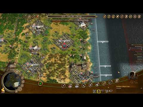 Видео: Прохождение Civilization 4 Colonization, уровень Patriot, без загрузок 23 - основан Albany