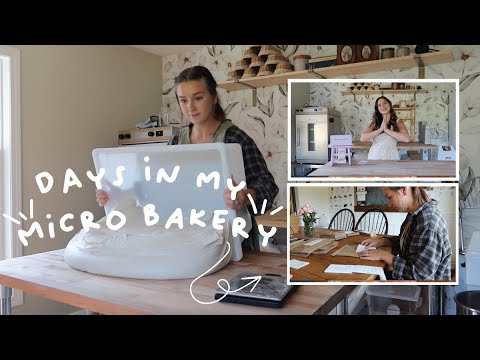 Видео: Дни из моей жизни в качестве микропекаря... продажа закваски на дому