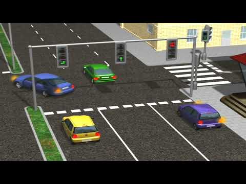 Видео: (23) Сигналы светофора и регулировщика. ПДД в Польше.