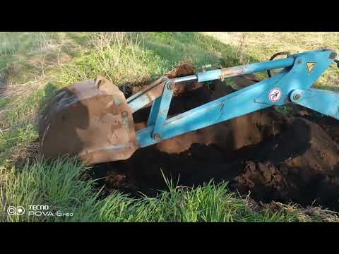 Видео: Магнитометор Гефест4 и экскаватор ЮМЗ.