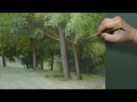 Видео: Живопись маслом: "Старый клен" | Oil painting: "Old Maple"
