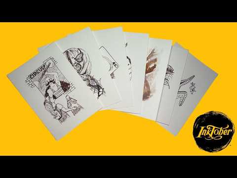 Видео: 12 советов, которые помогут вам наконец закончить Inktober