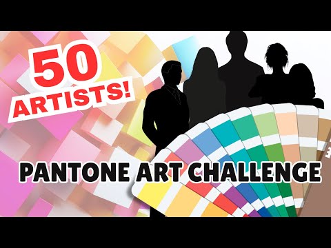 Видео: Создание монстров в рамках проекта 50 ARTIST PANTONE COLLAB
