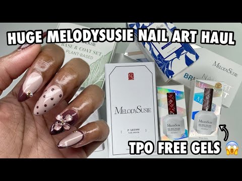 Видео: Нейл-арт от MelodySusie: НОВАЯ мини-лампа для ногтей, бесплатный гель-лак TPO и многое другое | О...