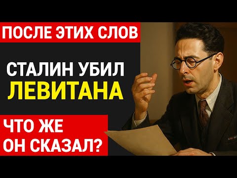 Видео: СТАЛИН ВЫБРАЛ ЛЕВИТАНА: Голос, который управлял страной