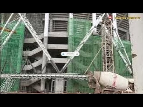 Видео: Городской стадион Таланта | Дизайн навесных стен и дорожек для болельщиков, пешеходных дорожек