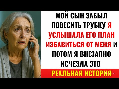 Видео: МОЙ СЫН ЗАБЫЛ ПОВЕСИТЬ ТРУБКУ Я УСЛЫШАЛА ЕГО ПЛАН ИЗБАВИТЬСЯ ОТ МЕНЯ И ПОТОМ Я ВНЕЗАПНО ИСЧЕЗЛА...