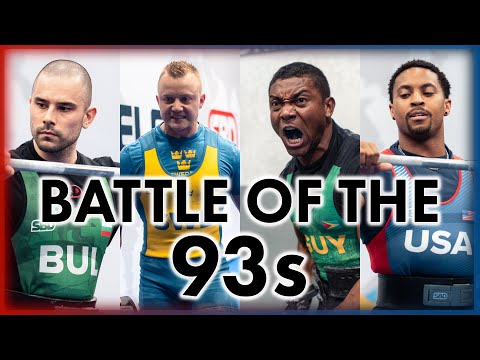 Видео: Чемпионат мира IPF 2024, 93 кг | Питре, Густав, Карлос и Крастев