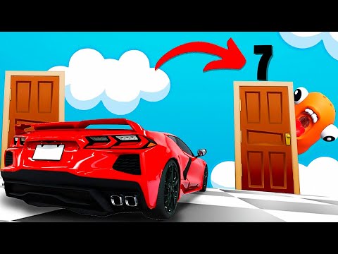 Видео: МИСТИЧЕСКИЕ ДВЕРИ! ПРЫЖКИ НА ВЫЖИВАНИЕ В BeamNG.drive