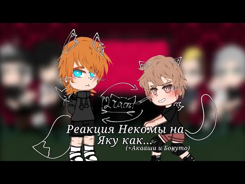 Видео: 🐈‍⬛Реакция Некомы на Яку как Нил Джостен🦊(+Акааши и Бокуто🦉) 2/3|чит. Описание|