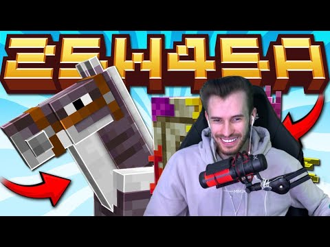 Видео: ЗАКВИЕЛЬ СМОТРИТ: Майнкрафт 1.22 обновление 25w45a  Коралловый Зомби Наутилус и новая Броня | Неркин