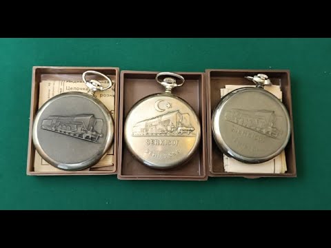 Видео: Часы карманные "Молния" - SERKISOF DEMIRYOLU. ТОП-часы