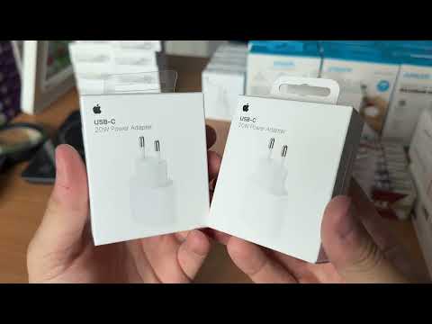 Видео: Актуальная ситуация с оригинальными зарядками Apple 20W в 2024 году