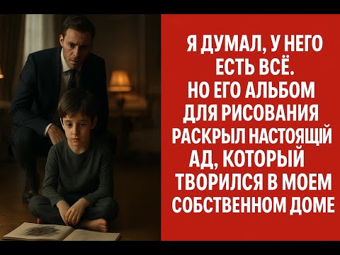 Видео: Олигарх усыновил молчаливого мальчика, но жуткие рисунки в его альбоме раскрыли тайну их дома