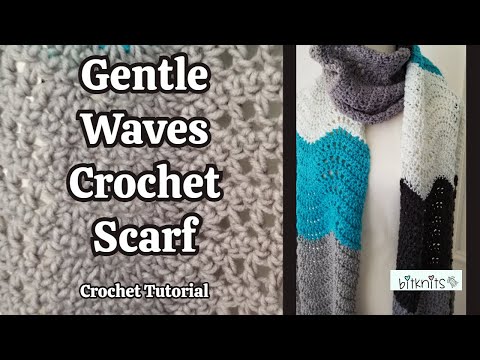 Видео: Урок по вязанию крючком шарфа «Нежные волны» ~ ЛЕГКИЙ ПОВТОР 2 РЯДА 🤩