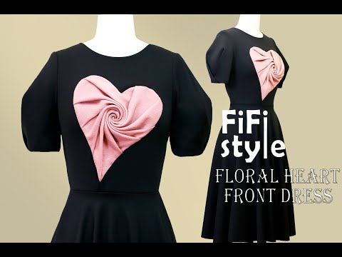 Видео: FiFi Style : TRcutting-Draping: розовое сердечко