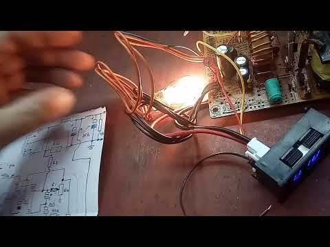 Видео: Первое включение переделаного блока АТХ на TL494 часть 4