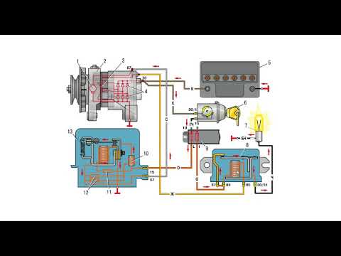 Видео: СХЕМА ПОДКЛЮЧЕНИЯ РЕЛЕ 702 ГЕНЕРАТОРА ВАЗ 221  2018 10 01 09 24 18 961 ГЕНЕРАТОР И 702 РЕЛЕ