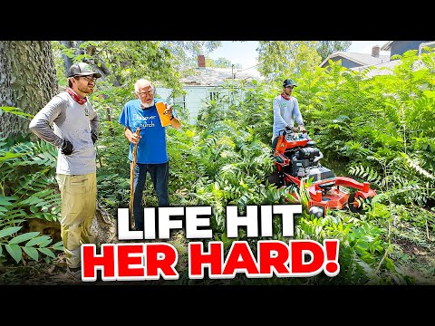 Видео: Ее ДЕПРЕССИЯ взяла верх, и ее дом ИСЧЕЗ за лесом кустарников.