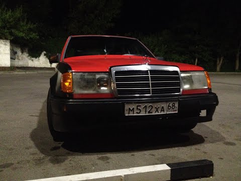 Видео: w124 .установка крыльев е500 из стеклопластика ,регулировка капота W124