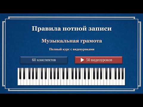 Видео: Правила нотной записи. Как правильно записывать ноты.