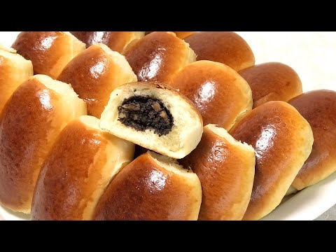 Видео: Пуховые пирожки с маковой начинкой / Pies with poppy seed filling