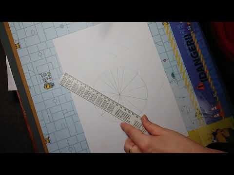 Видео: Деление круга на части без транспортира