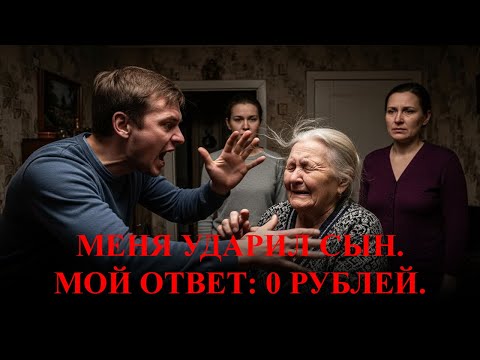 Видео: Сын поднял на меня руку. Я лишила его всего наследства.