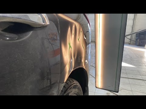 Видео: 😱Ремонт вмятины без покраски😎