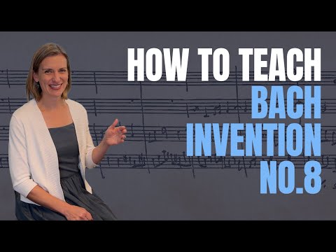 Видео: 🎹 Как разучить Инвенцию № 8 фа мажор Баха BWV 779 — с советами по аппликатуре ✋