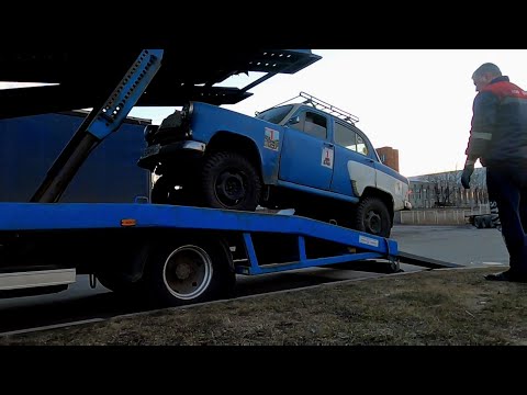 Видео: Москвич-410Н едет в Питер для участия в офф-роуде с Combat Crew / Олдтаймер галерея Ильи Сорокина