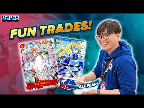 Видео: УДАЧНЫЕ предложения на Front Row Card Show (Точка зрения продавца/ККИ One Piece/ККИ Pokemon/Арена...
