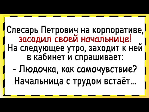 Видео: Как Петрович засадил начальнице! Сборник свежих анекдотов! Юмор!