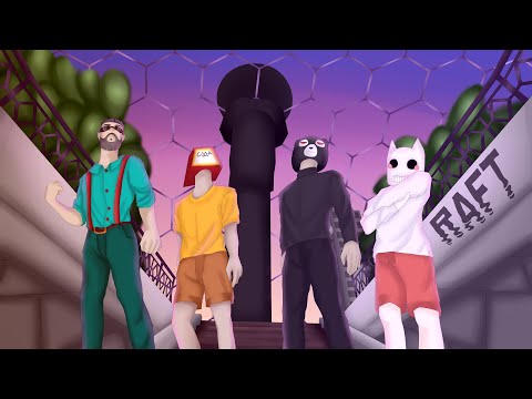 Видео: ОН ДЕЙСТВИТЕЛЬНО СУЩЕСТВУЕТ! НАШЛИ ГОРОД ПОД КУПОЛОМ В РАФТ(RAFT)