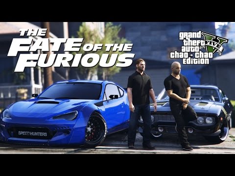 Видео: GTA 5 - Доминик Торетто уничтожил Сайфер! ( Форсаж 8 / Вин Дизель )
