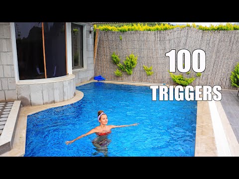 Видео: ASMR 100 TRIGGERS 10 minutes in the VILLA Turkey | АСМР 100 ТРИГГЕРОВ на ВИЛЛЕ
