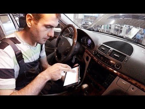 Видео: Mercedes E270 CDI W211 Поиск неисправности Часть 4
