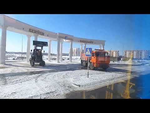 Видео: Костанай на автобусе №5 едем в аэропорт и новый мкр Аэропорт
