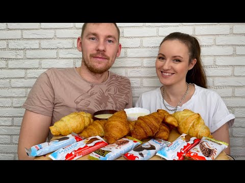 Видео: МУКБАНГ КРУАССАНЫ С ШОКОЛАДОМ МОЛОЧНЫЙ ЛОМТИК KINDRER ответы на вопросы MUKBANG CROISSANTS