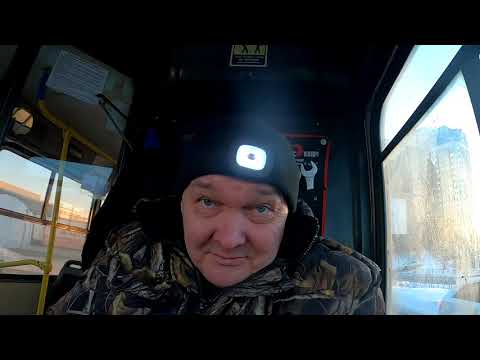 Видео: Запускаем автобус ЛИАЗ в зимних условиях.