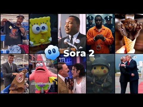 Видео: Эти видео с искусственным интеллектом Sora 2 слишком реалистичны...🤯