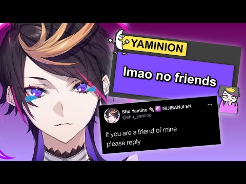 Видео: чат сообщает Шу, что у него не больше 3 друзей