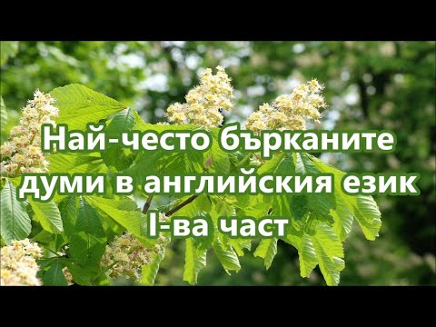 Видео: Уча английски: Най-често бърканите думи в АЕ (1-ва част) + FREE PDF #ежедневенанглийски #английски
