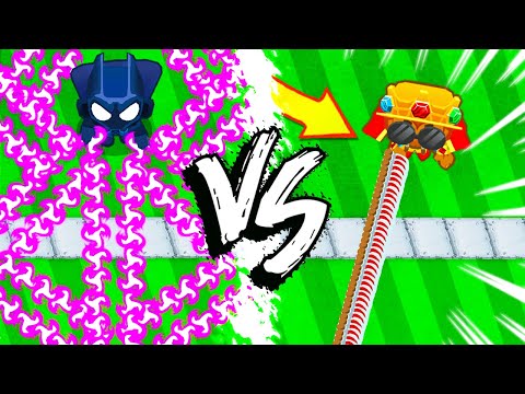 Видео: Popseidon Everything MOD против Hypersonic Everything MOD (BTD 6 Challenge)