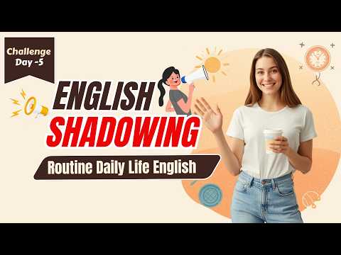 Видео: Ежедневные занятия на английском языке | Практика разговорного английского языка в режиме Shadowi...