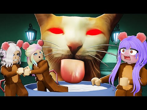 Видео: УБЕГИ ОТ КИСИКА В ЛАБИРИНТЕ, НО ТЫ МЫШКА! Roblox ESCAPE BLEH CAT!