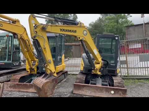 Видео: Японский экскаватор Yanmar VIO60-6B